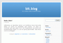 Screenshot: bit.blog mit WordPress-Standard-Theme